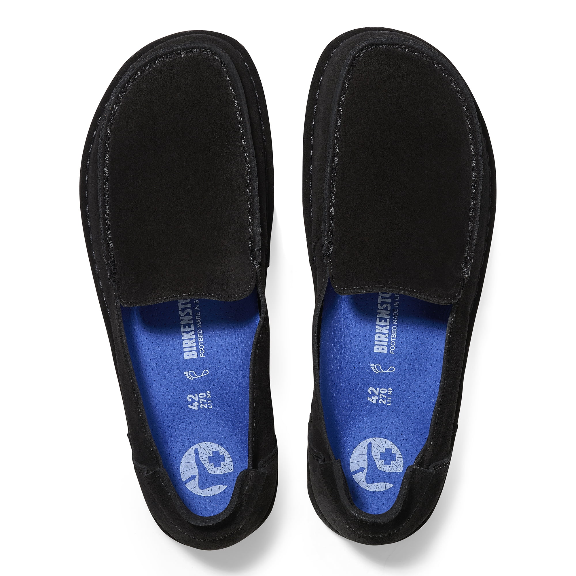 Birkenstock Utti Slip On Unisex Shoes Size 9, Color: Black