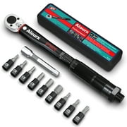 1/4 Inch Drive Click Torque Wrench Set 20-200 in.-lb. / 2.26-22.6 Nm 11 Pieces Black