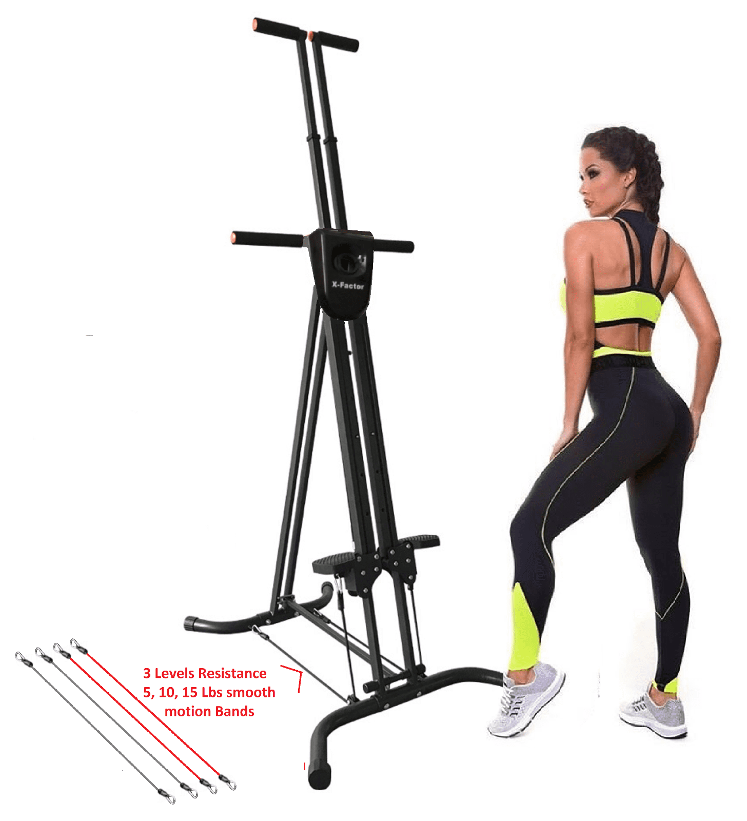 X Factor Vertical Climber Stepper Climbing Stairs Exercise