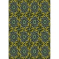 thumbnail image 1 of Ahgly Company Indoor Rectangle Patterned Dark Forest Green Novelty Area Rugs, 8' x 12', 1 of 6