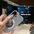 thumbnail image 5 of For iPhone 16 ProMax 16plus Carbon Fiber Patterned Magnetic Case for IPhone 13 14 15 Pro Max 16 Magsafe Logo Hole Slim PC Cover black For iPhone 14ProMax, 5 of 5