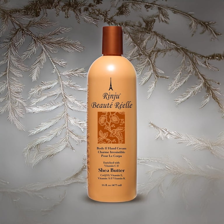 Rinju Beaute Reelle Body & Hand Lotion, 16 oz - Enriched with