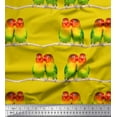 thumbnail image 1 of Soimoi Cotton Duck Fabric Branch & Colorful Parrot Bird Decor Fabric Printed Yard 56 Inch Wide, 1 of 3