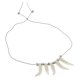 thumbnail image 1 of Indio jefe marfil collar cadena gargantilla cosplay boda joyería suministros jinwen Collar colgante de encantos, 1 of 7