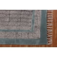 thumbnail image 5 of Casavani Natural Cotton Living Room Area Rug, Blue 9x15 feet, 5 of 6