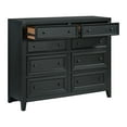 thumbnail image 5 of LiviNest 8-Drawer Dresser for Small Apartments: Black Wood Storage Cabinet with Metal Handles & Smooth Glides - Modern Bedroom Furniture for Urban Renters & Compact Spaces, 5 of 5