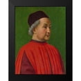 thumbnail image 2 of Ghirlandaio, Domenico 12x14 Black Modern Framed Museum Art Print Titled - Portrait of a Man, 2 of 5