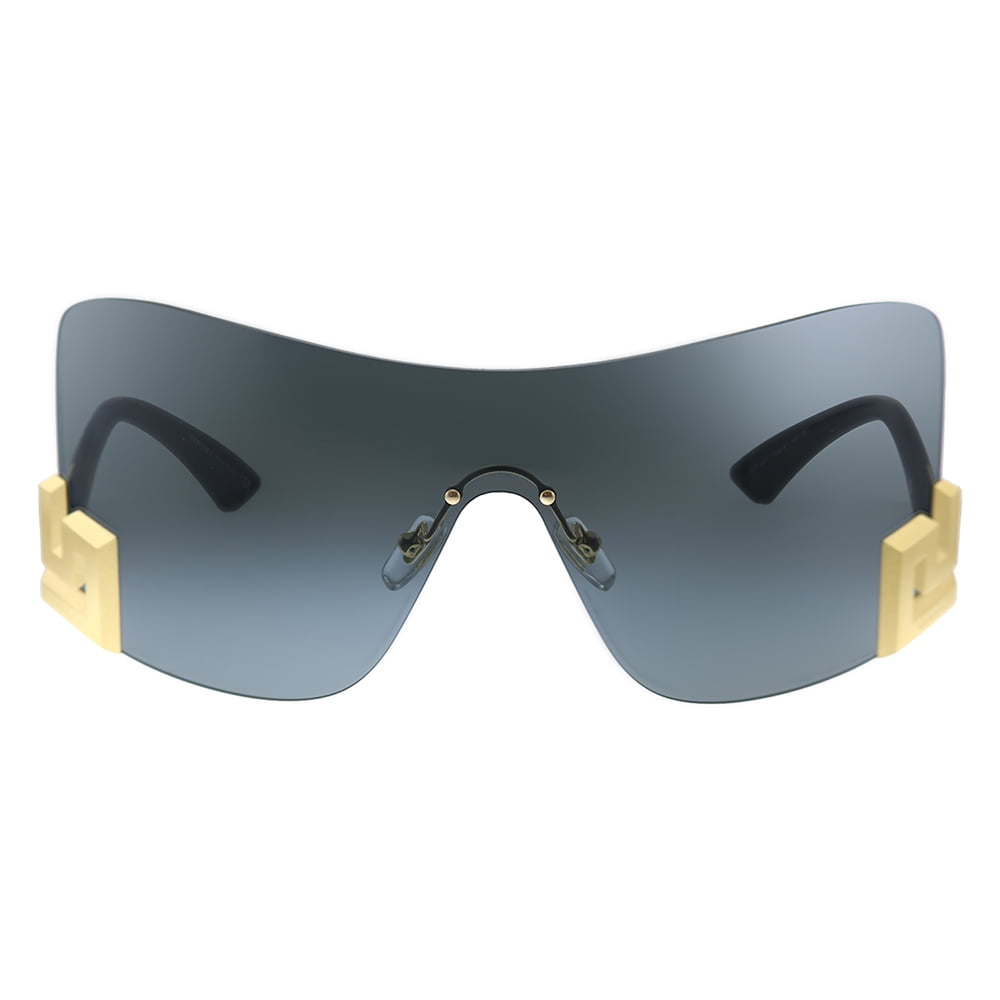 Versace authentic 40mm irregular mirror shield sunglasses in bronze✨✨ Versace 40mm Irregular Mirror Shield Sunglasses | Nordstrom main image 4
