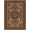 Orange Gray, Pattern 2, variant on ODIKA Watercolor Distressed Stacked Border Mirrored Aztec Stepped Motifs Foldable Easy Care for Queen Size Bedroom, Under Bed, Master