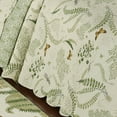 thumbnail image 3 of Floral Butterfly Eden Eggshell Cotton Oversized Grande Bedspread King, 3 of 4