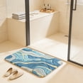 thumbnail image 6 of Roiihwy Bath Mat, Ultra Absorbent Quick Dry Bathroom Floor Mats-Rubber Non-Slip Thin Bathroom Rug Fit Under Door, Faux Suede Surface Shower Rug for Bathtub, Sink, Shower Room, 6 of 6