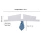 thumbnail image 2 of Pajarita para mascotas, corbata formal ajustable hecha a mano para perros y gatos (L, rayas azules) con cierre de velcro ajustable, 2 of 4