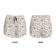 thumbnail image 4 of Disketp Cute Flower Print Women's Shorts Workout Shorts for Athletic Gym Running Shorts with Phone Pockets Large, 4 of 8