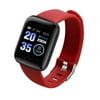 Romacci Smart Bracelet Sports Watch 1.3-Inch TFT Screen Bluetooth4.0 Fitness IP67 Waterproof Sleep/Heart Rate/ Pedometer Multiple Sports Mode Notification/Call/Sedentary Reminder Remote Camera