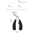 thumbnail image 4 of 1Pcs Stainless Steel Toenail Clippers Safe Slanted Nail Clippers Cutters Scissors with Handle Professional Curved Blade Grooming Tool for Seniors, 4 of 5