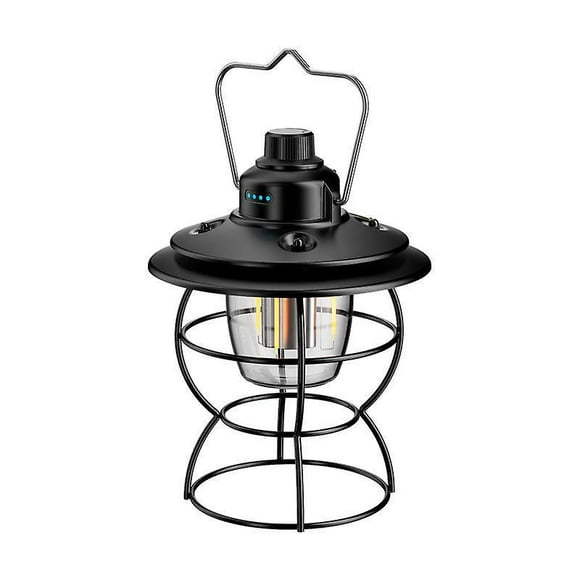 USB Rechargeable LED Camping Lantern with Carabiner Handle
