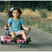 HoverTech 1 All In One Hover Cart Attachment For Hoverboard - Transform your Hoverboard into a Go Kart with Hovercart - Pink