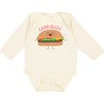 thumbnail image 3 of Inktastic Cute Kawaii Hamburger Boys or Girls Long Sleeve Baby Bodysuit, 3 of 5