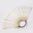 thumbnail image 4 of 24Pcs Nail Display Plate Sturdy Convenient Carry PP Bowknot DIY False Nail Polish Card for Household, 4 of 10