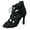 Black-6cm heel, variant on Women's Dance Shoes Fashion High Heeled Sandals For Ladies Lace-up Indoor Performanc Ballroom Tango