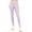 Lavender, variant on Women's Casual Stretch Workout Elastic Waist Band Solid Leggings Pants