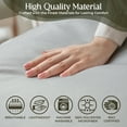 thumbnail image 6 of home boulevard Premium 3 Piece Bed Sheets Set - 100% Microfiber - Hypoallergenic, Ultra-Soft Sheets - Machine Washable - Shrinkage and Fade Resistant - Luxury Home Hotel Sheets (Grey, Twin), 6 of 6