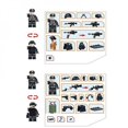 thumbnail image 3 of Building Blocks Swat Police Salon, 6 unidades con armas para niños, 3 of 3