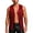 #0162-Red, variant on Men's Western Fringe Vest V Neck Sleeveless Suede Rivet Cowboy Style Party Costume White XXL Gift