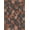 Gray Orange, Pattern 1, variant on ODIKA 8'x10' Washable Area Rug Mid Century Shapes Minimalist Border Brushstroke Interlocking Abstract Flowing for King Size Bedroom Under Bed, Master Suite, Non-Shedding, Easy Care
