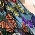 thumbnail image 3 of Multicolor Butterfly Group Pattern Blanket,Comfortable Soft Flannel Throw Blanket,All Season,Warm Lightweight Blankets for Sofa Bed Couch Living Room Chair,30"x40", 3 of 4