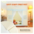 thumbnail image 4 of Kids Play Tent - Toddler Tent with Mat & Light - Indoor Outdoor Playhouse for Boys Girls Ages 1-5 - Castle Tent for Kids - Beige, 4 of 7