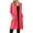 Watermelon red, variant on VISALY Long Cardigans Open Front Cardigan Casual Women Lightweight Front Cardigan Solid Soft Long Sleeve Sweater with Pockets Thin Cardigans Lightweight Plus Size Cardigan Lightweight Army Green L