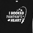 thumbnail image 4 of Inktastic I Hooked Pawpaw's Heart with Fishing Rod Boys or Girls Baby T-Shirt, 4 of 5