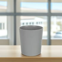 WHAMVOX  5 Pcs Plastic Planting Pots Garden Accessory Tall Planters Plants Grey