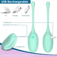 thumbnail image 5 of Kegel Exercise Balls Weights Pelvic Floor Exerciser Tightening & Strengthen Bladder Control Silicone Ball for Beginners to Advanced (Green), 5 of 7