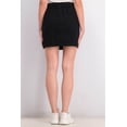 thumbnail image 2 of Planet Gold Juniors' Cotton Cargo Skirt Black Size Medium, 2 of 3