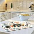 thumbnail image 5 of GZHJMY Christmas Dish Drying Mat Nutcrackers Soldier Merry Leaves Coffee Maker Mat Microfiber Absorbent Coffee Bar Protector New Year Housewarming Gift 18" × 24", 5 of 6