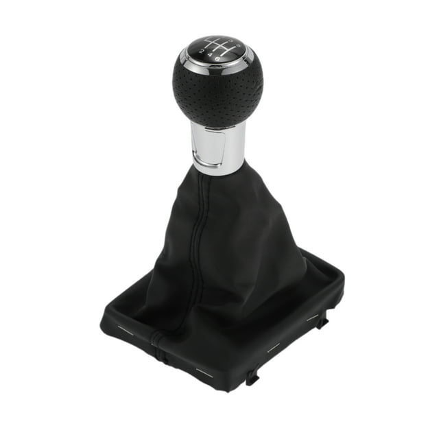 Perilla de cambio manual de 6 velocidades Unique Bargains con cubierta - Perilla de cambio de palanca - para Audi A3 2010-2013 de cuero sintético 1 pieza