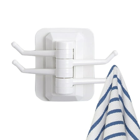 

Household Strong Self-Adhesive Hook Household Strong Punch-Free Hook for Keys Bathroom Shower Outdoor Kitchen Door Home White
