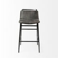 thumbnail image 2 of Mercana Kavalan 33.5" Leather Counter Stool in Black, 2 of 8