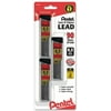 Pentel Super Hi-Polymer Mechanical Pencil Lead Refill (0.5mm) Fine, HB, 30 Pcs/Tube, 3-Pk