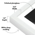 thumbnail image 5 of Americanflat 24x36 Poster Frame with Polished Plexiglass with 20x30 Mat Display Photo Soho Collection - White, 5 of 8