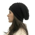 thumbnail image 3 of Travelwant Tough Headwear Slouchy Beanie Winter Hat for Women - Slouch Oversized Cable Knit Hats - Cold Weather Warm Chunky Knitted Cap, 3 of 7
