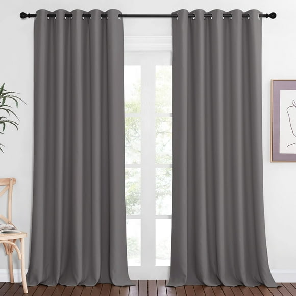Cortina Nicetown Blackout gris, 260 x 260 cm (ancho x largo), 1 panel