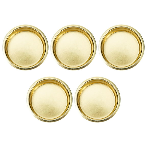 5 Pcs European Style Candlestick Decoration Pedestals Antique Holder Golden