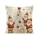 thumbnail image 2 of CREATITOY 17.72x17.72 Inches Christmas Pillow Cover (No Insert Included) - Decorative Sofa Cushion Case for Home Living Room Christmas Holiday Decor, 2 of 6