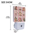 thumbnail image 4 of Yayeee LED Plug in Night Light for The Home with Auto Dusk to Dawn Light Sensors, 2 Pack, Green Christmas Houses, 4 of 6