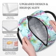 thumbnail image 3 of Disketp Dragonfly Floral Bolsa Térmica para Almuerzo, Lonchera con Abertura Amplia y Gran Capacidad, Organizador Reutilizable para Mujeres, Hombres y Adultos, 3 of 6