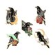 thumbnail image 5 of Juego de alfileres esmaltados, Pin de solapa de luna rosa artística, insignias estéticas bonitas para niños y mujeres, mochila, camisa, bolso vaquero, accesorios de joyería, 5 of 5