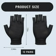 thumbnail image 2 of Duslogis 12 Pairs White Fingerless Gloves for Women, Cotton Gloves for Dry Hands Sleeping, Fingerless Cotton Gloves Eczema for Sleeping, Overnight, Lotion & Spa Treatment Glove, 2 of 7
